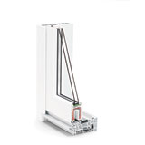 Perfil em PVC Porta Corredora Elevadora